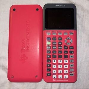Texas Instruments TI-84 Plus CE Calculator in Pink